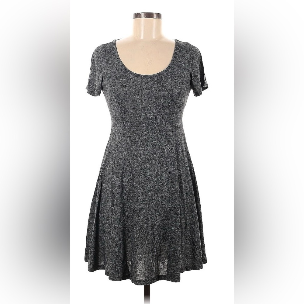Aiden Y Short sleeve short grey dress, NWOT